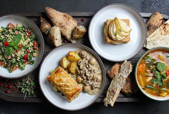 Изображение на блок Постное меню ресторана «Пейзаж» в Санкт-Петербурге